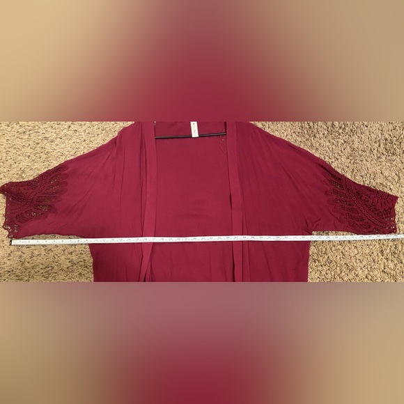 Beautiful Alison Grace Kimono with fringe and embroidered pattern XL - Picture 10 of 14